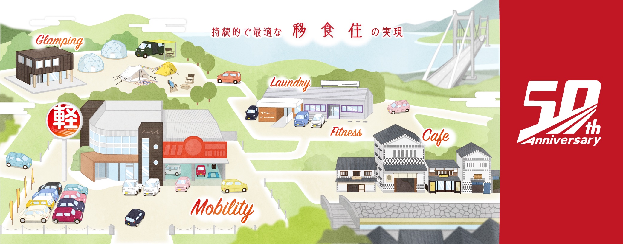 持続的で最適な移食住の実現 50th Anniversary